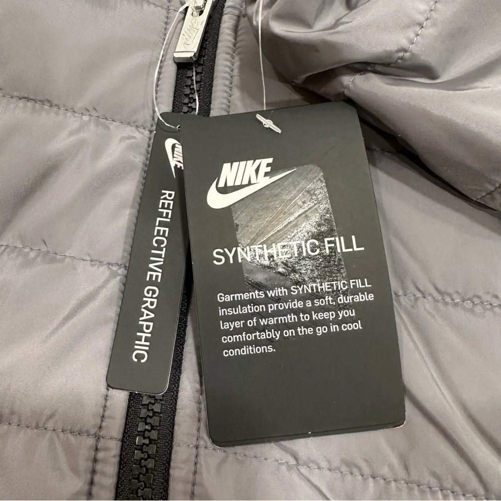 Boys Grey Nike Jacket